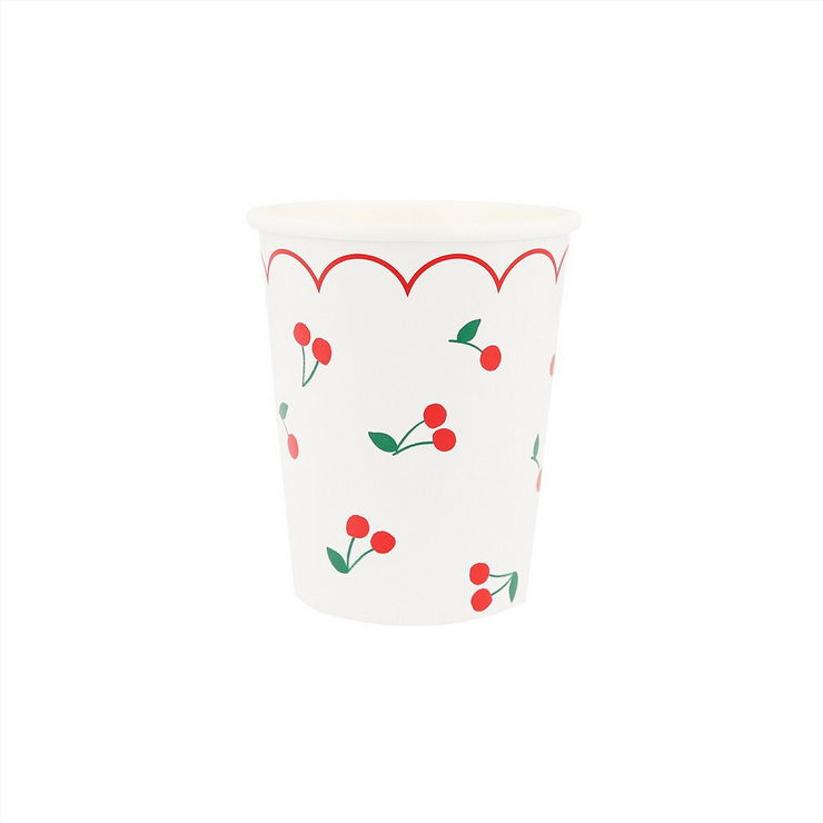 Cherry Pattern Cups