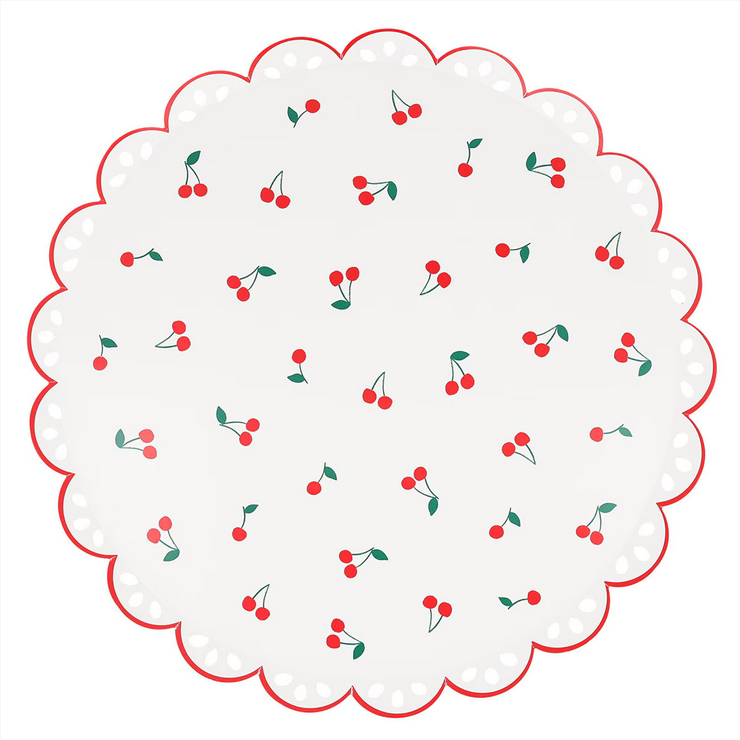 Cherry Pattern Dinner Plates