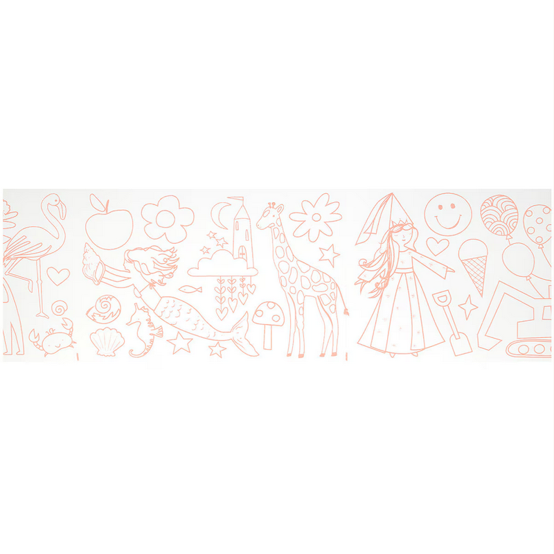 Happy Icons Coloring Roll