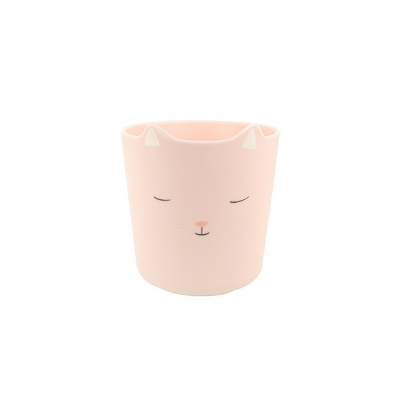 Reusable Pink Cat Cup