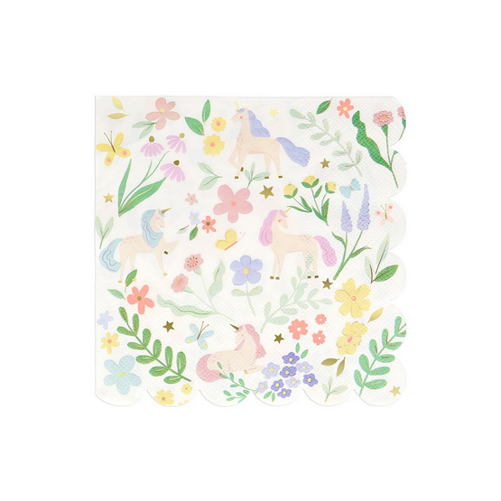 Meadow Unicorns Large Napkins -16pk