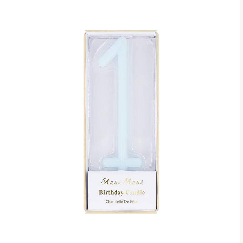 Slim Number 1 Candle