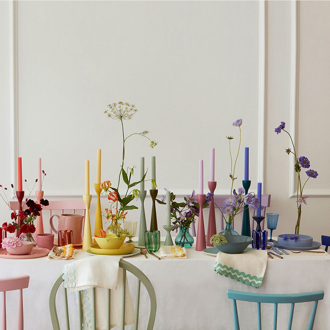 Rainbow Table Candles (x12)