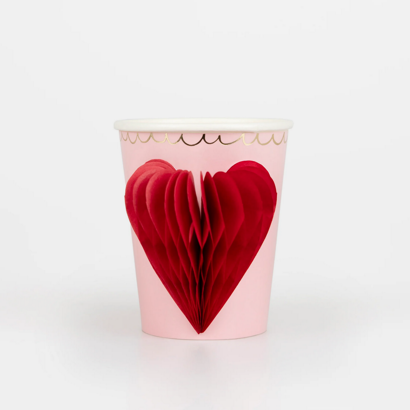 Honeycomb Heart Cups (x8)