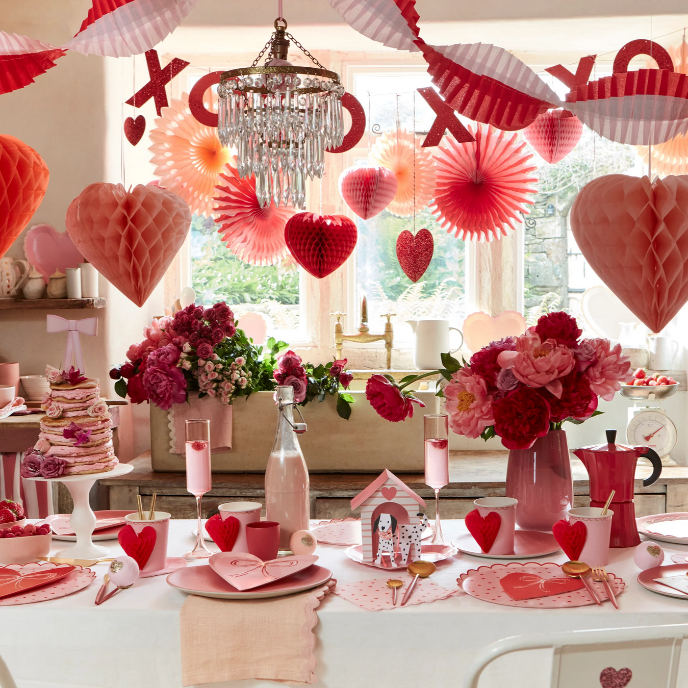 Honeycomb Heart Cups (x8)