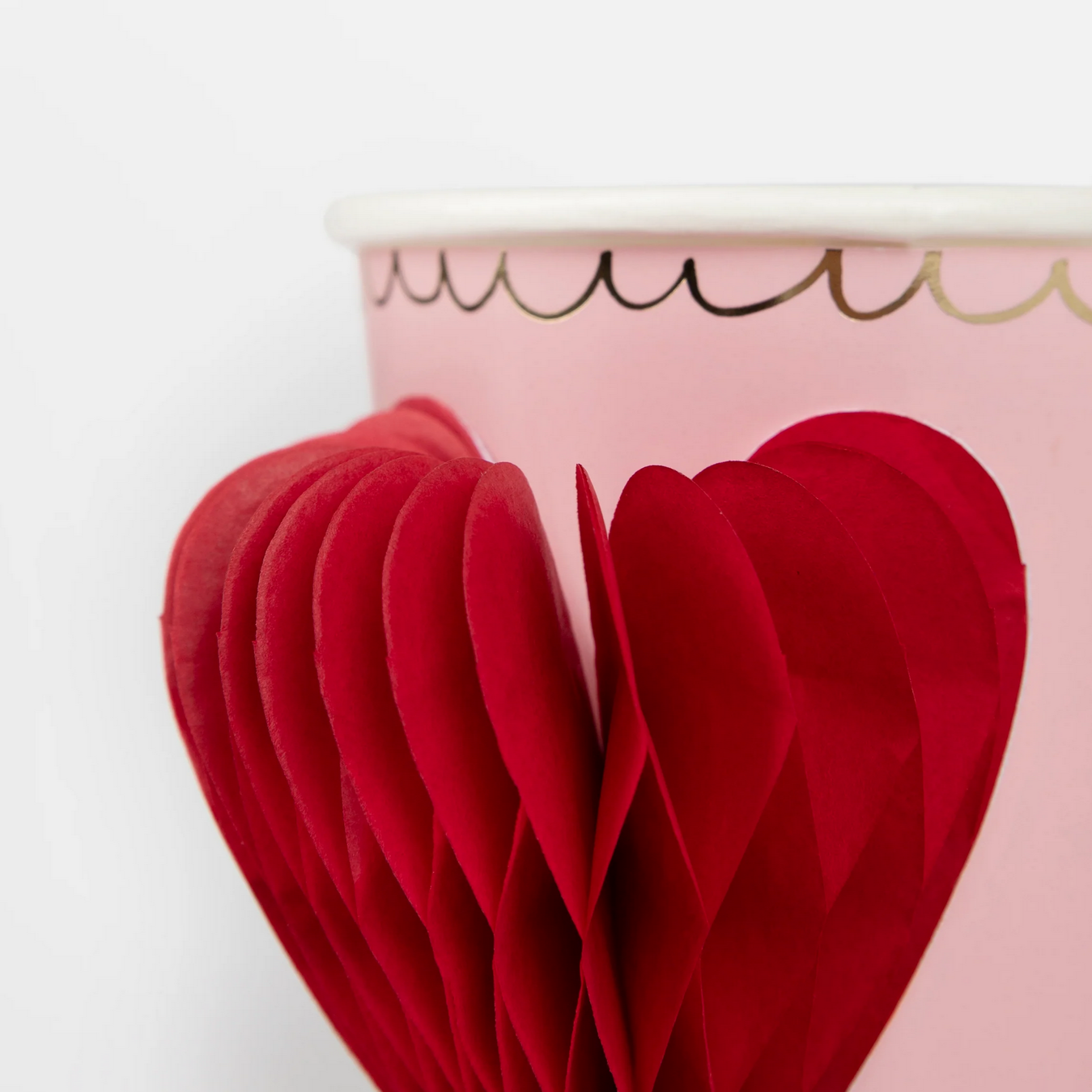 Honeycomb Heart Cups (x8)