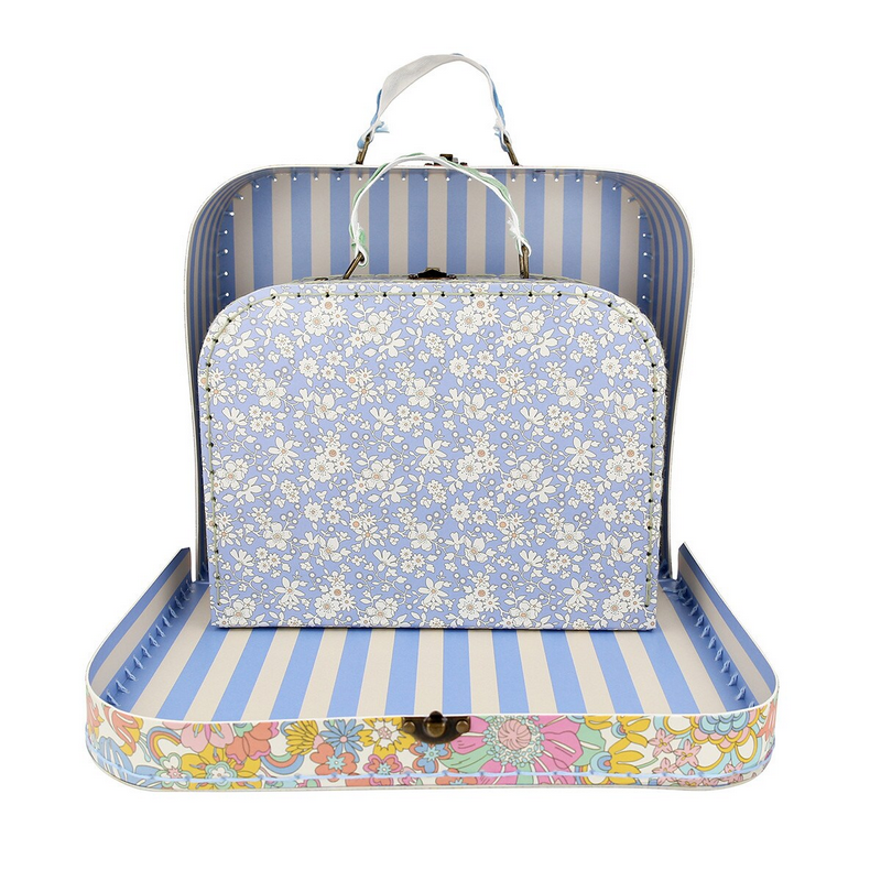Meri Meri x Liberty Suitcases