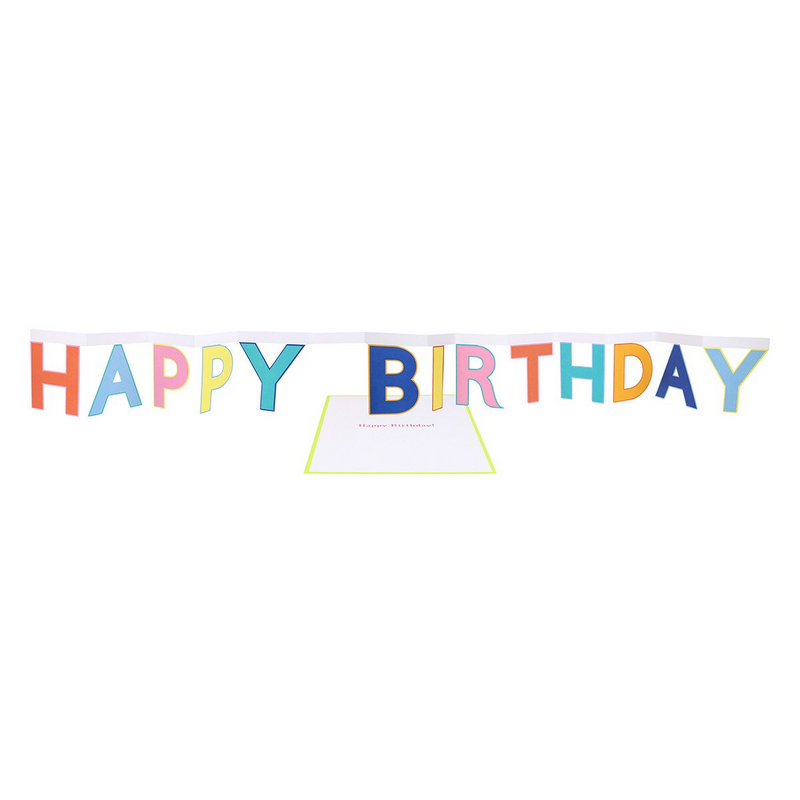 Happy Birthday Banner Birthday Card
