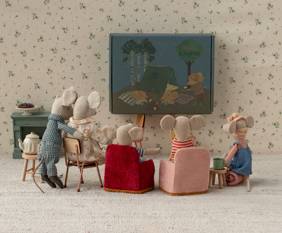 Folding chair for Mouse - Rose