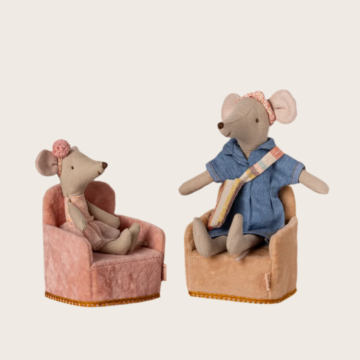 Folding chair for Mouse - Rose