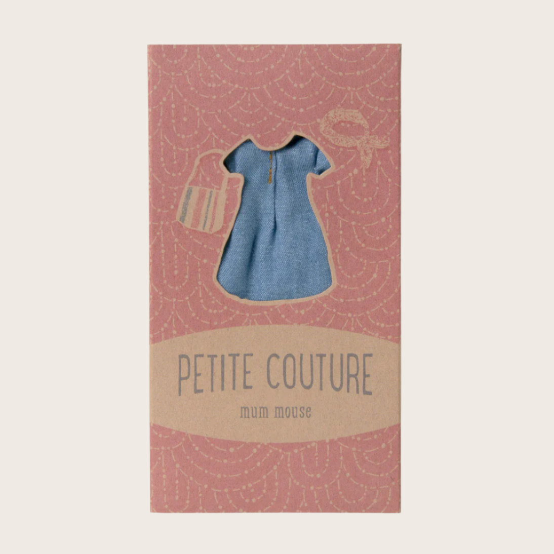 Denim dress and bag for Mum mouse