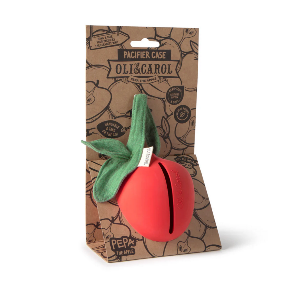 OLI&CAROL Pepa the Apple Pacifier Case