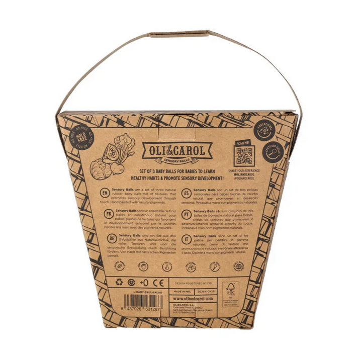 Veggie Salad Baby Sensory Balls