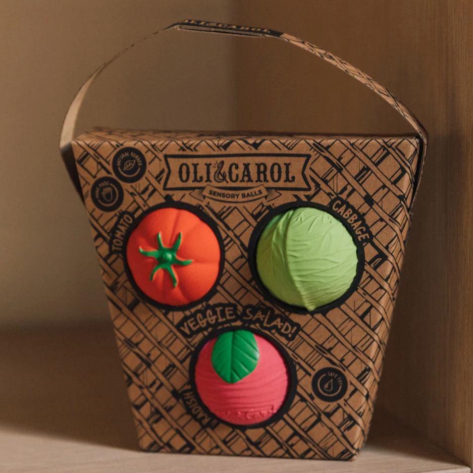Veggie Salad Baby Sensory Balls