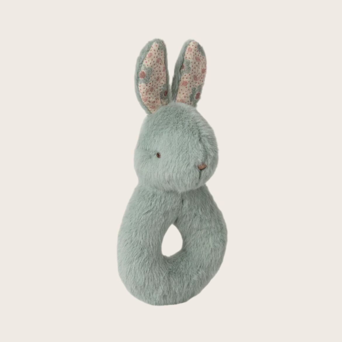 Rabbit rattle set - Mint