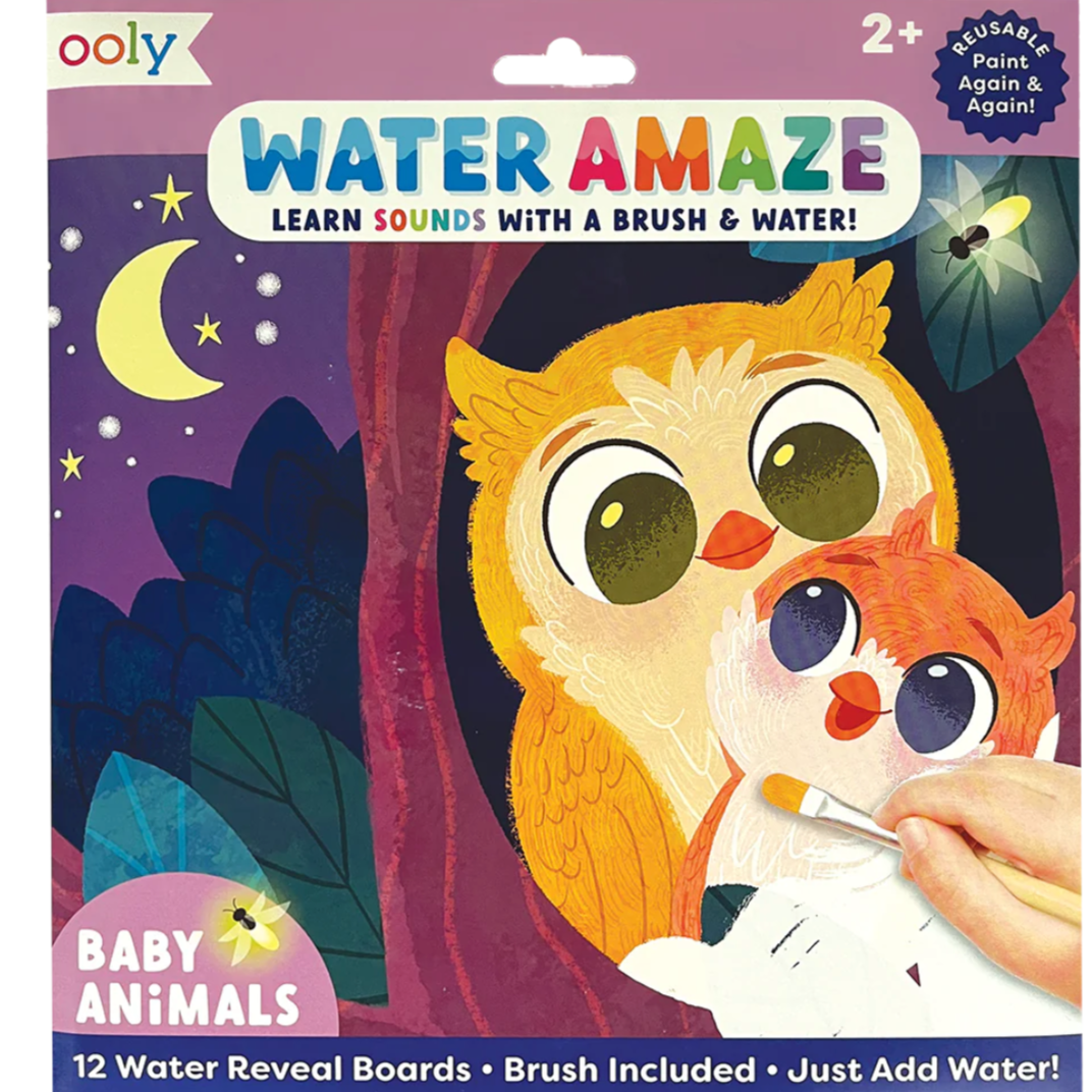 Water Amaze Water Reveal Boards - Baby Animals