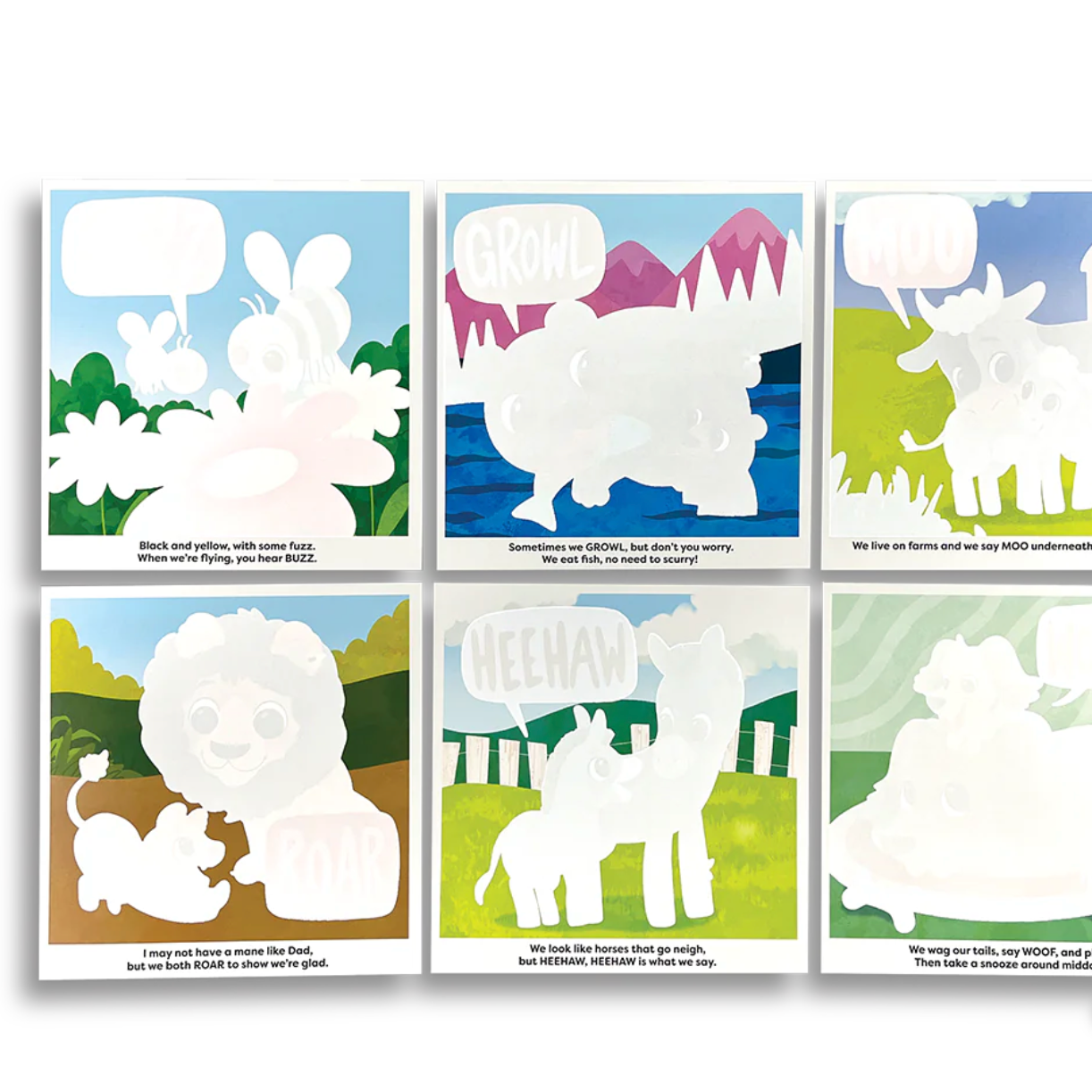 Water Amaze Water Reveal Boards - Baby Animals