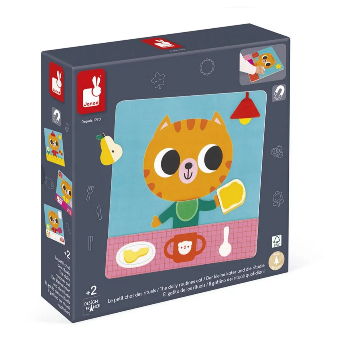 Magnetic Game -The Daily Routines of the Little Cat