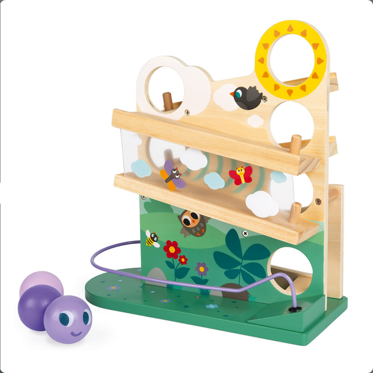 Caterpillar Ball Track (wood)