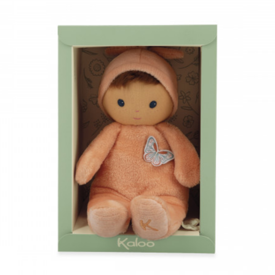Baby Zinnia fabric doll