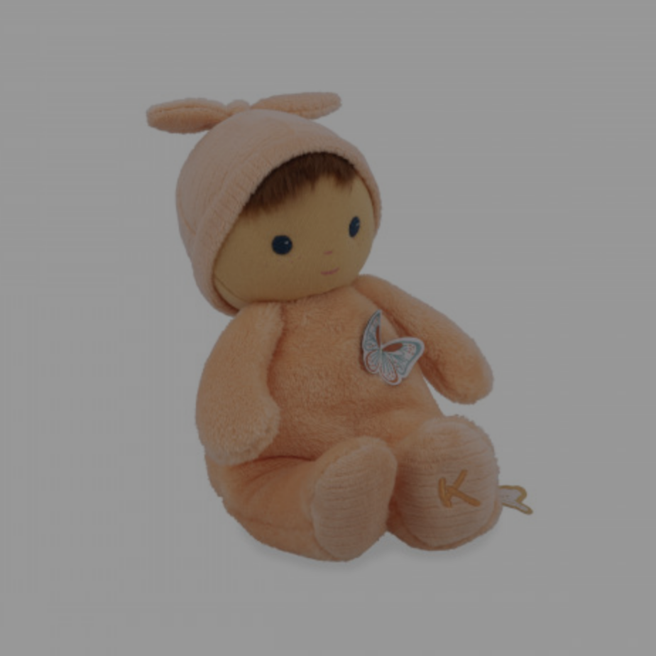 Baby Zinnia fabric doll