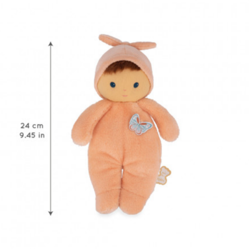 Baby Zinnia fabric doll