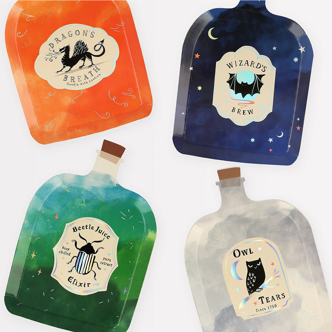 Making Magic Potion Bottle Plates (x8)