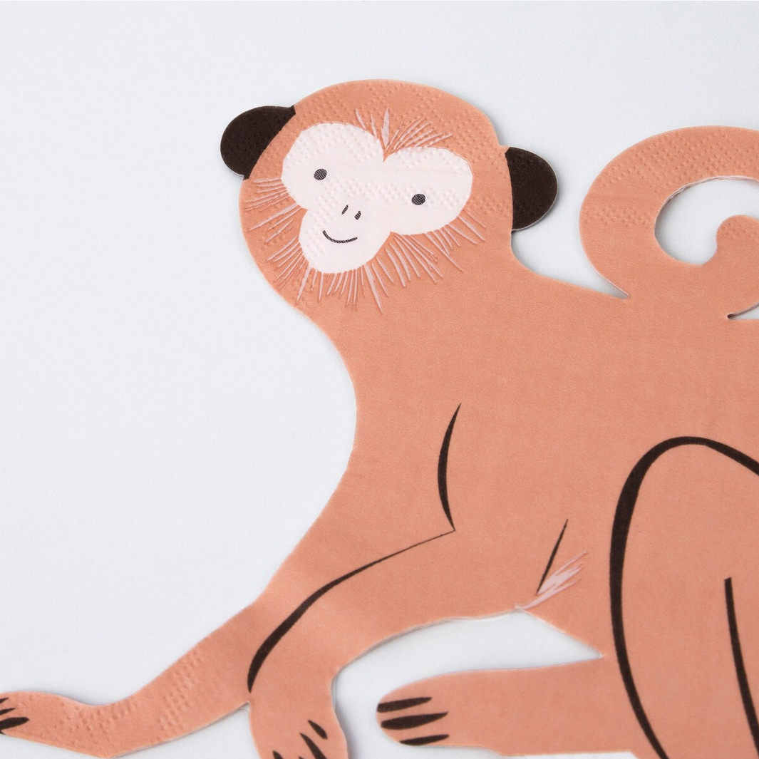 Monkey Napkins (16pk)