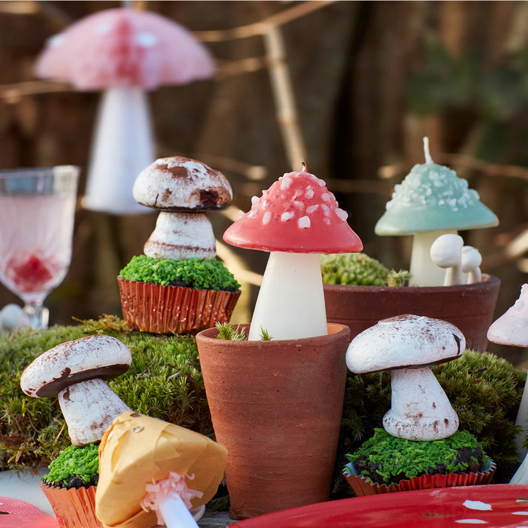 Mushroom Candles (x3)