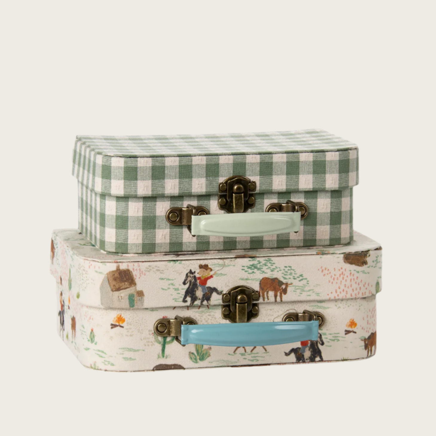 Fabric Suitcases 2 pcs. -PONY