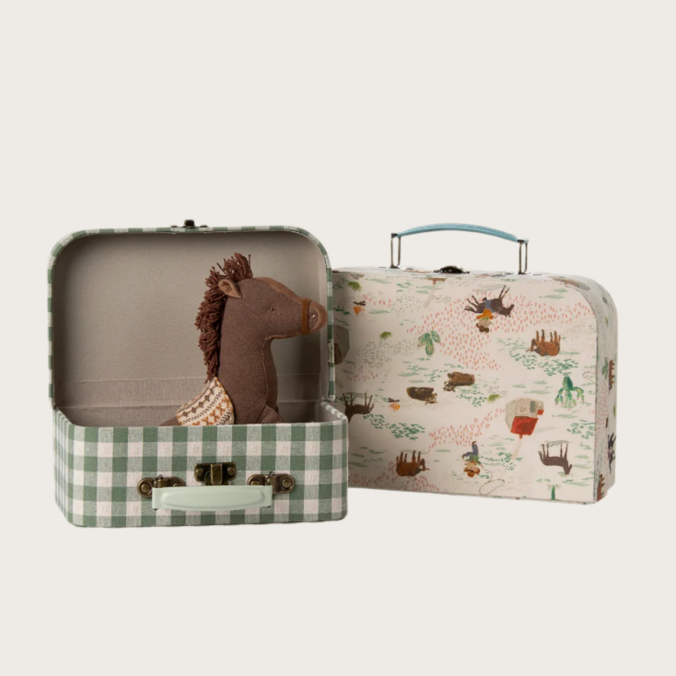 Fabric Suitcases 2 pcs. -PONY