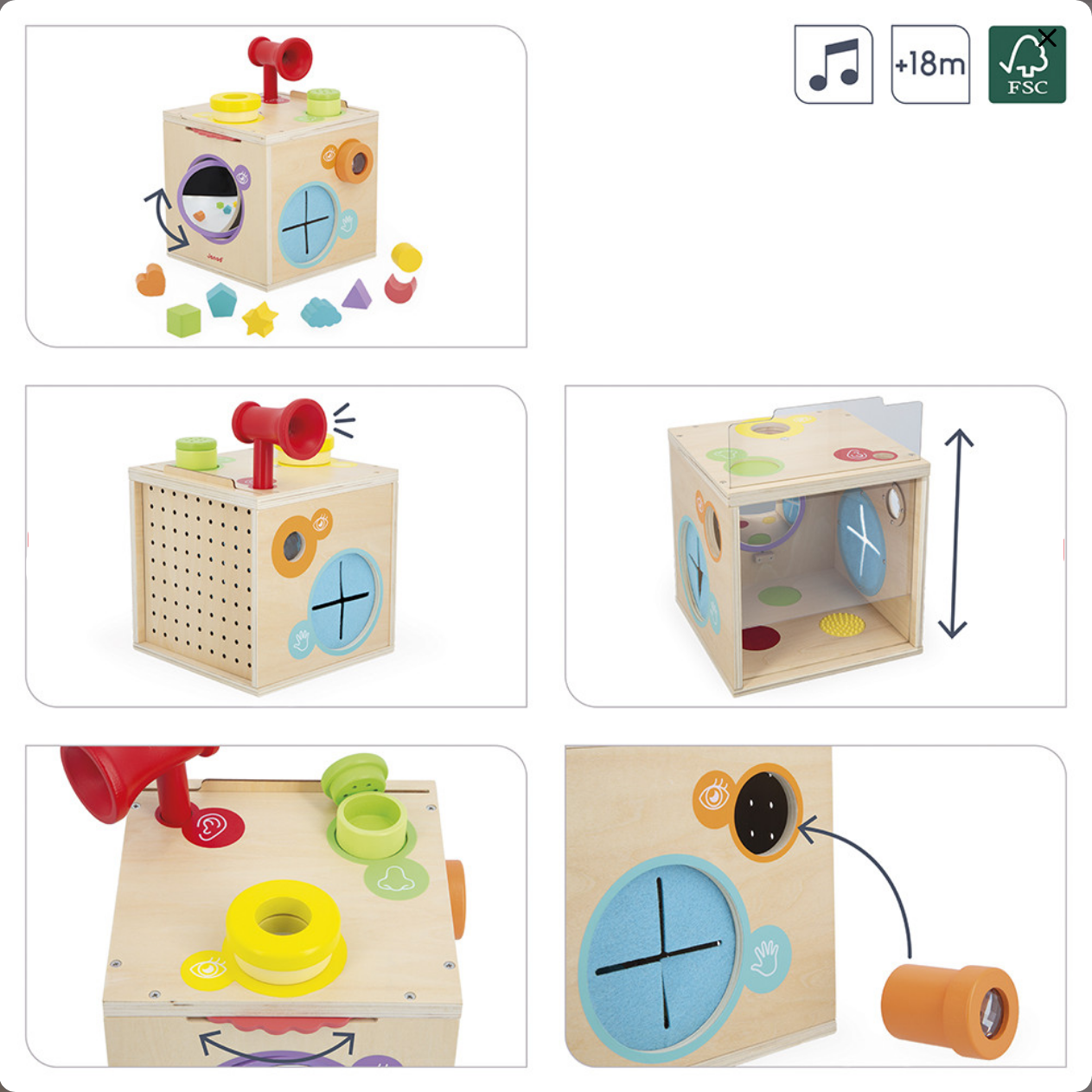 Sensory Multi-Activity Discovery Box