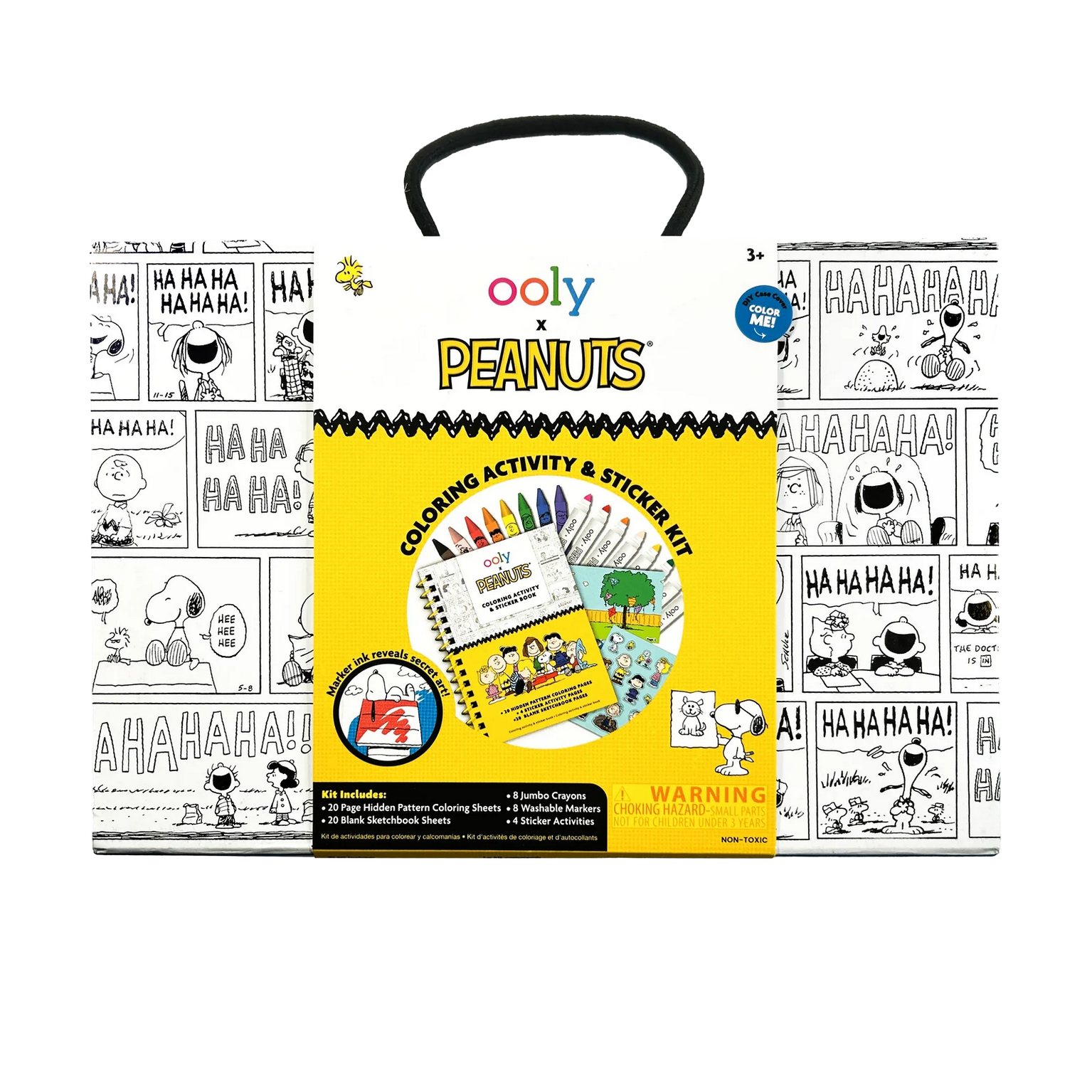 OOLY x Peanuts Coloring Activity & Sticker Kit