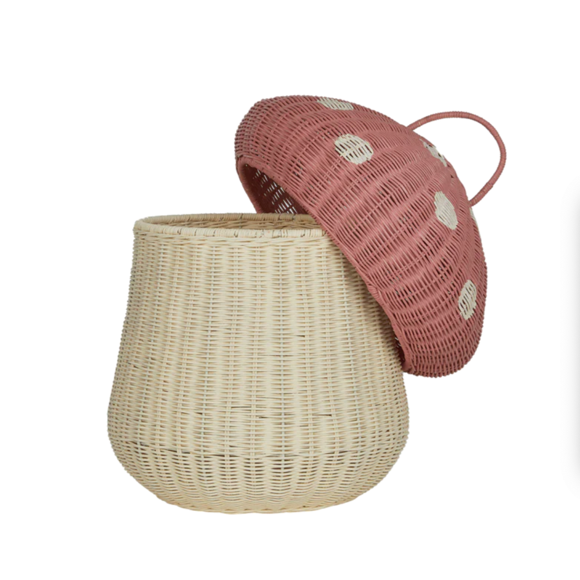Mushroom Storage Basket -Musk