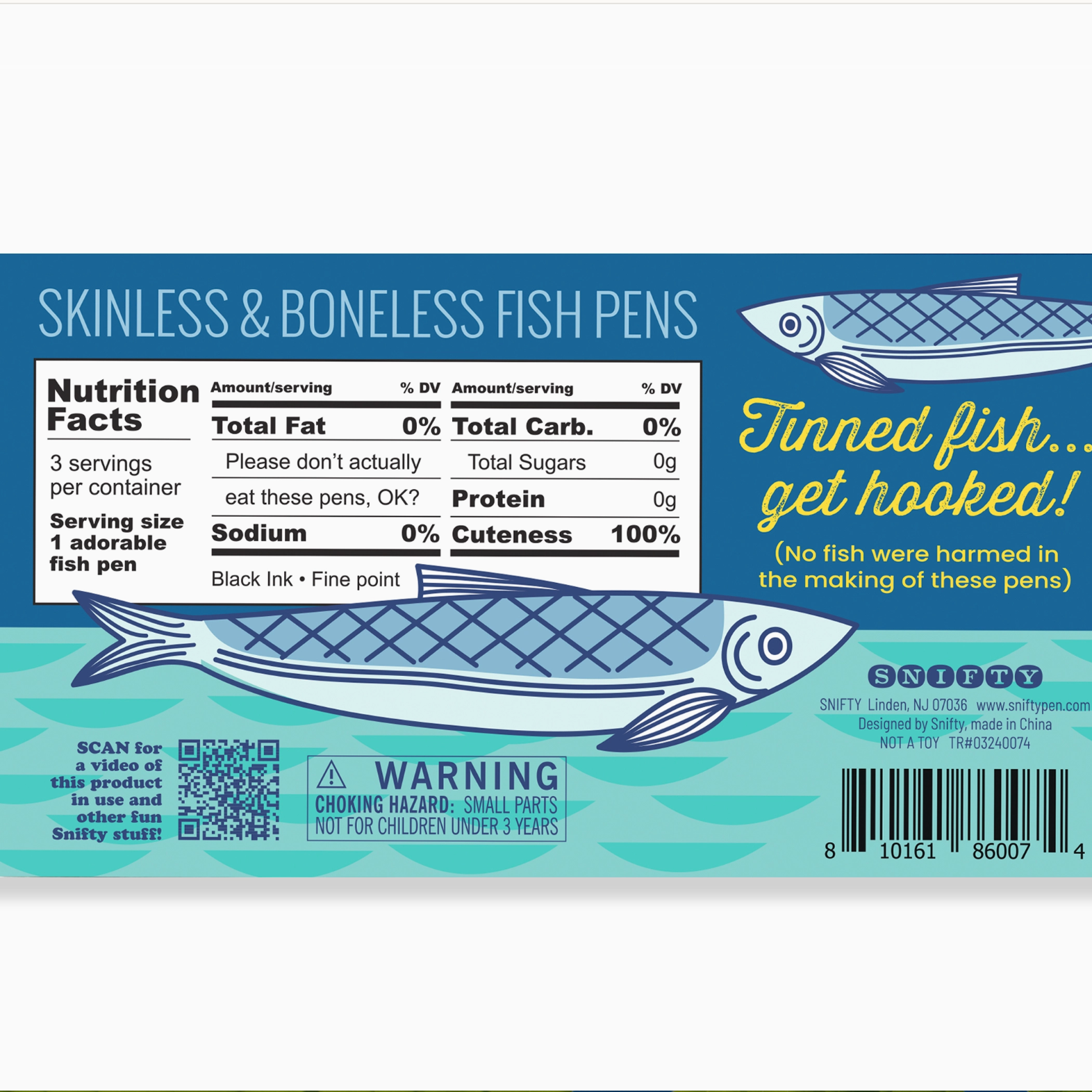 TINNED FISH PENS