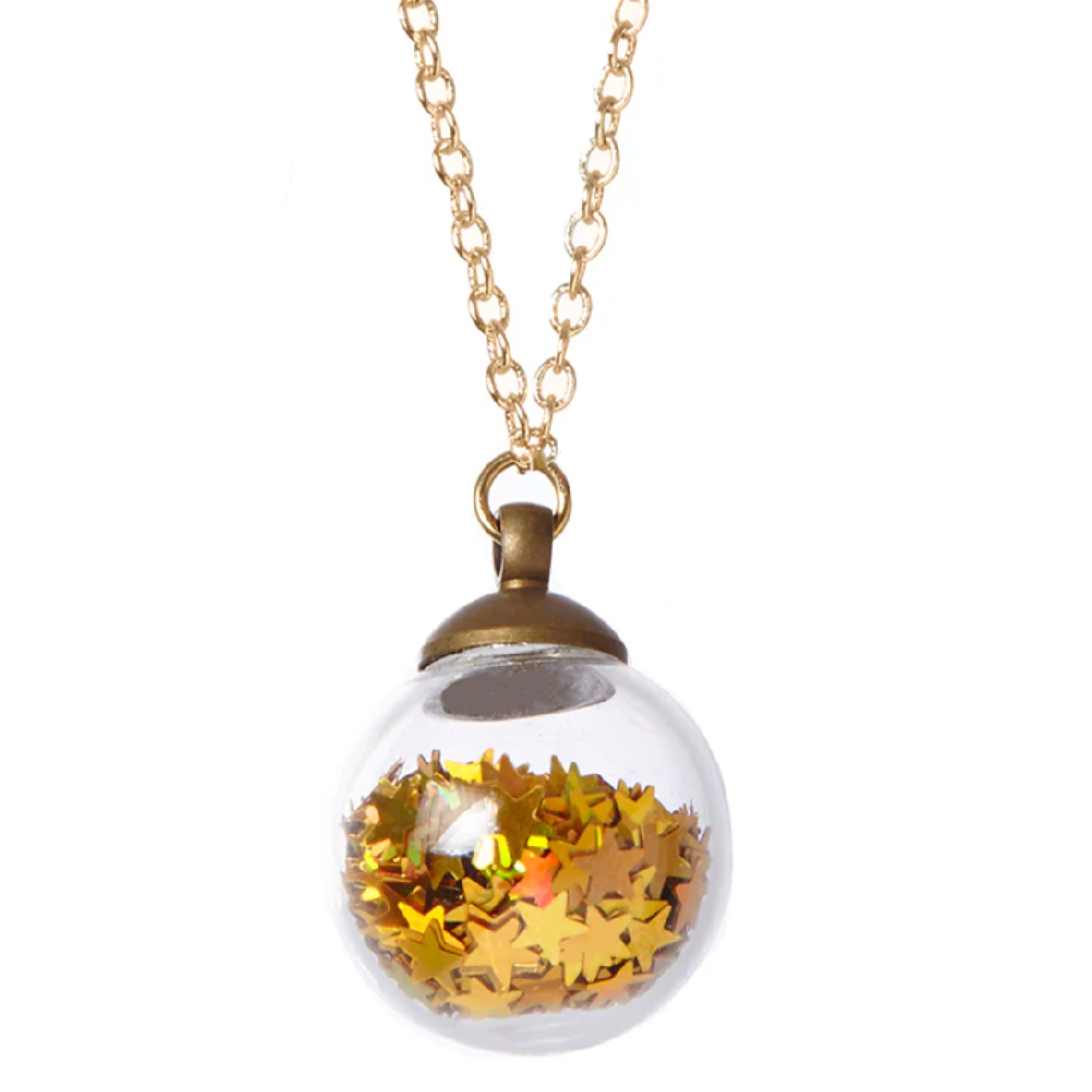 Star Power Crystal Ball Necklace