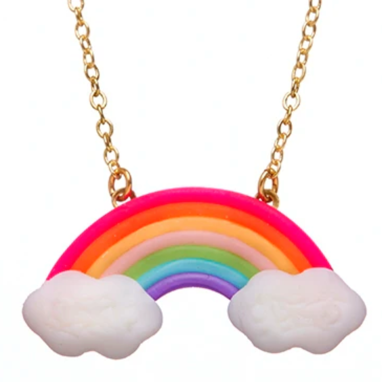 Rainbow and Cloud Necklace