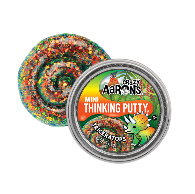 Mini Triceratops Putty (sparkle)