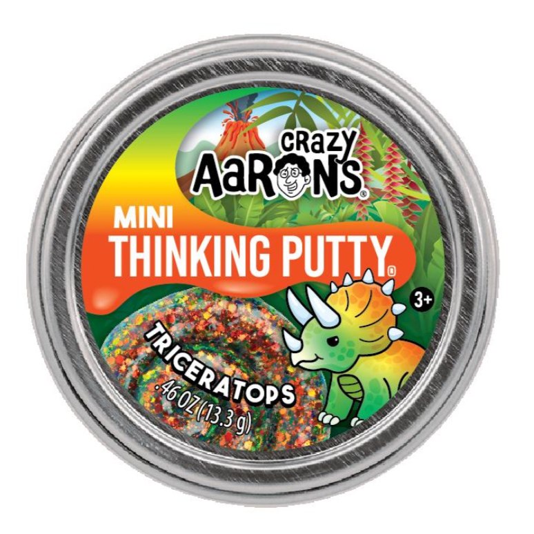Mini Triceratops Putty (sparkle)