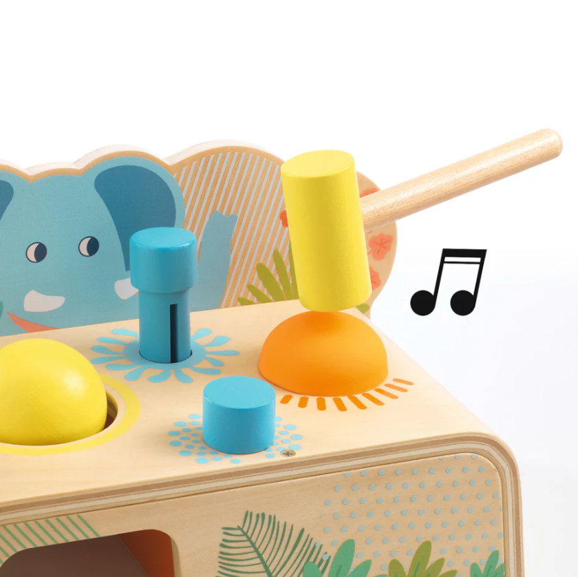 Multi Tap Wooden Toy