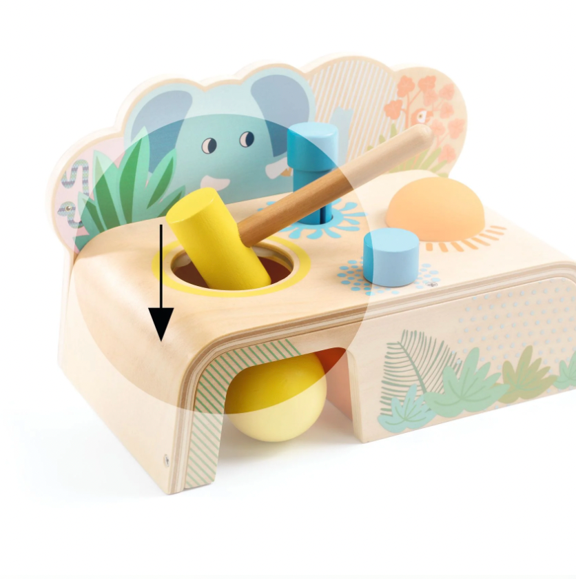 Multi Tap Wooden Toy