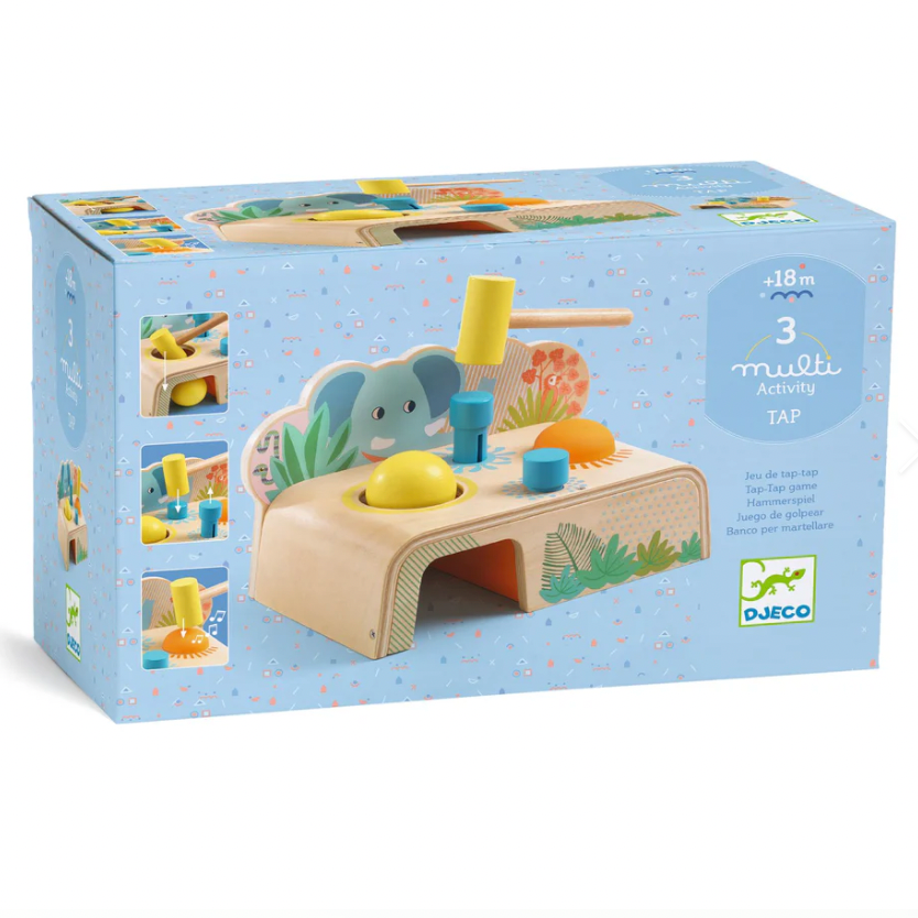 Multi Tap Wooden Toy