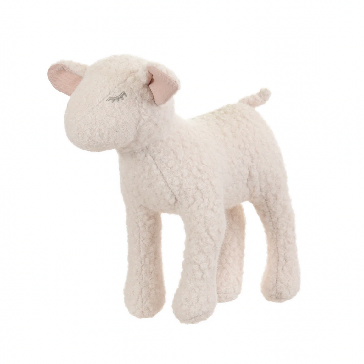 White plush lamb toy
.