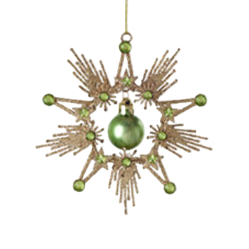 Starburst Dangle Ball Ornament