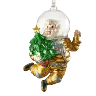 Space Santa & Friends Ornaments