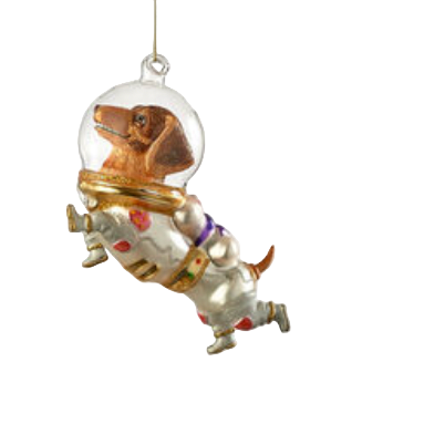 Space Santa & Friends Ornaments