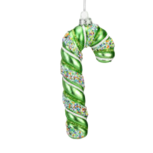 Glass Candy Cane Ornaments