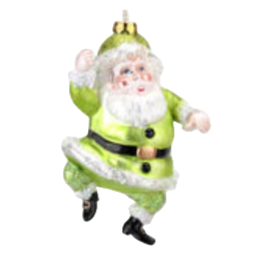 Bright Santa Ornament