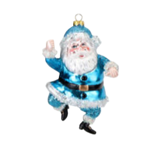 Bright Santa Ornament