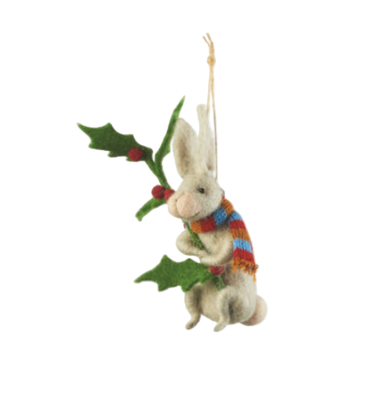 Forest Animal Wool Ornaments